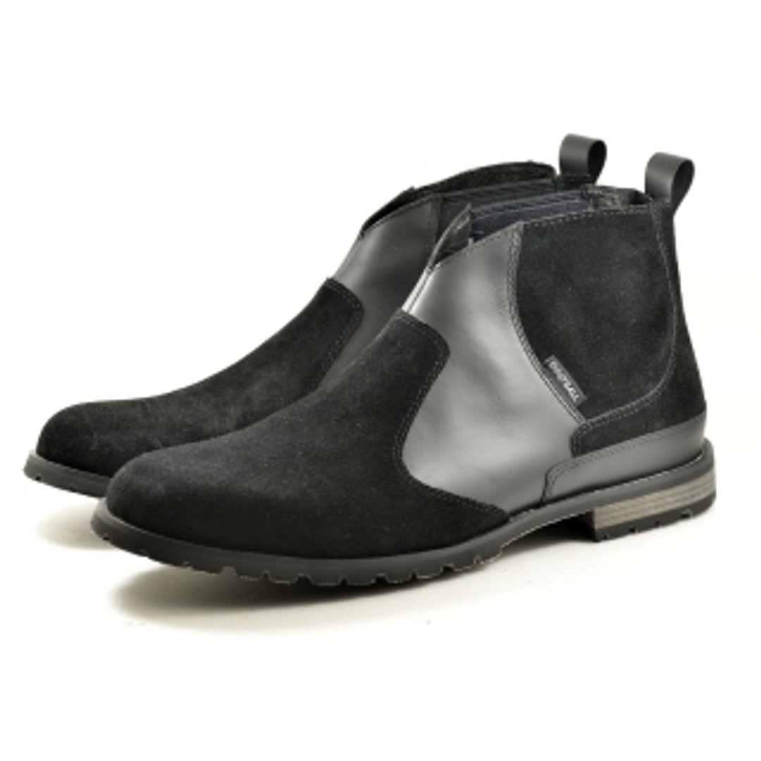 【Dogyball 】Apache 松紧带式短靴Chelsea Boots 却尔喜靴 黑色 - 男款靴子 - 真皮 