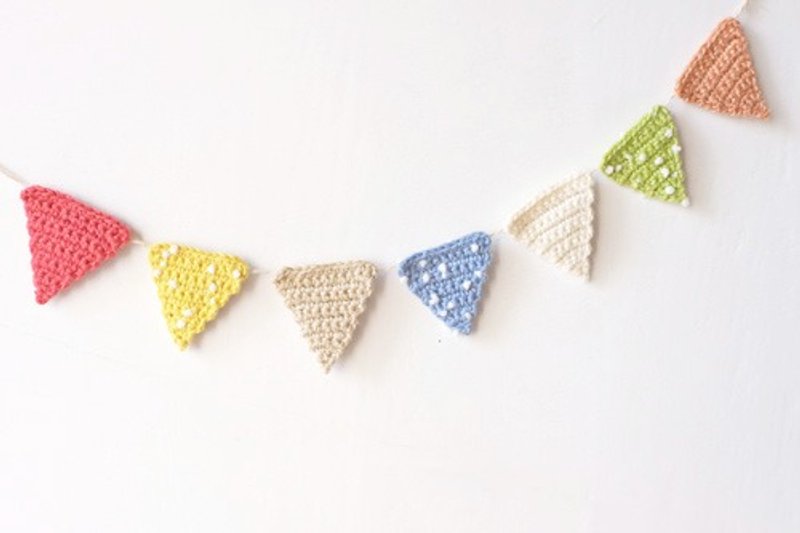 彩色童话。耶诞三角旗 - 墙贴/壁贴 - 其他材质 