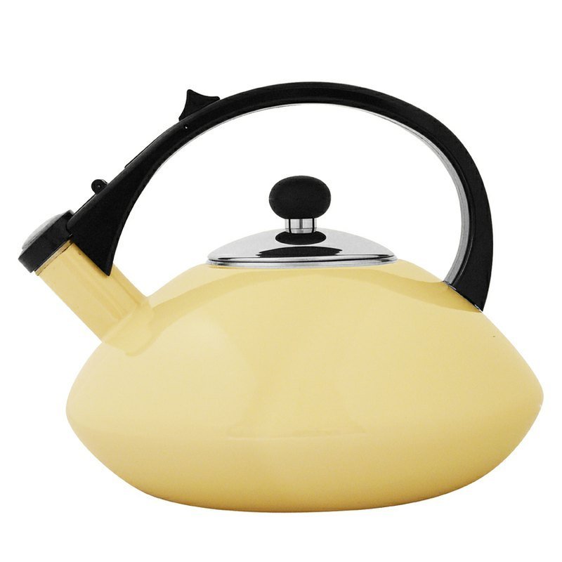 OSICHEF【夏威夷珐琅笛音茶壶】 - 奶油黄 - 茶具/茶杯 - 珐琅 黄色