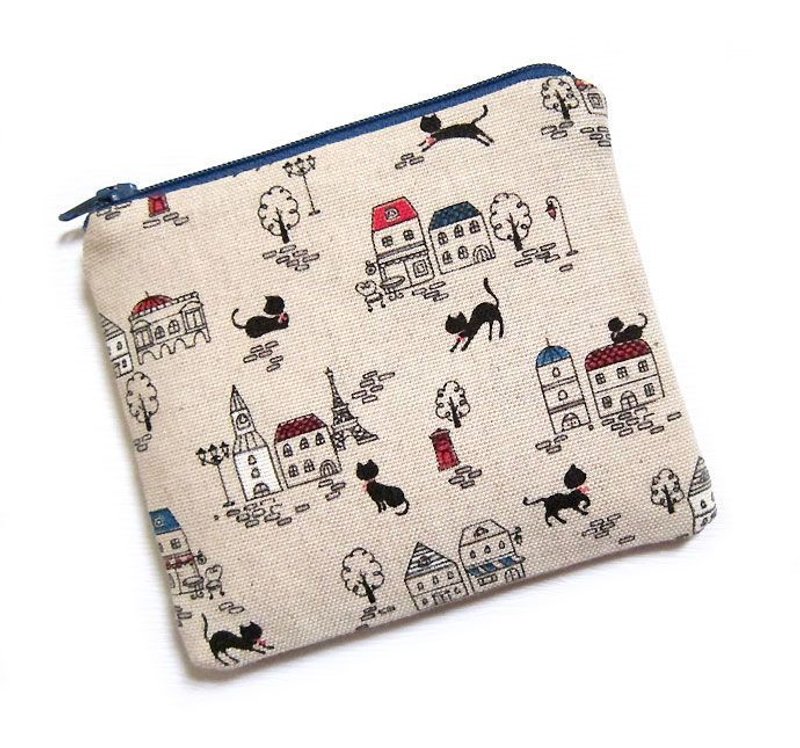 拉炼包/零钱包/手机套   城市猫咪 - 零钱包 - 其他材质 