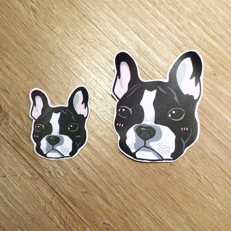 巨大阿猫阿狗防水贴纸 两张一组任君挑选 防水 撕不破 柴犬吉娃娃 - 贴纸 - 纸 