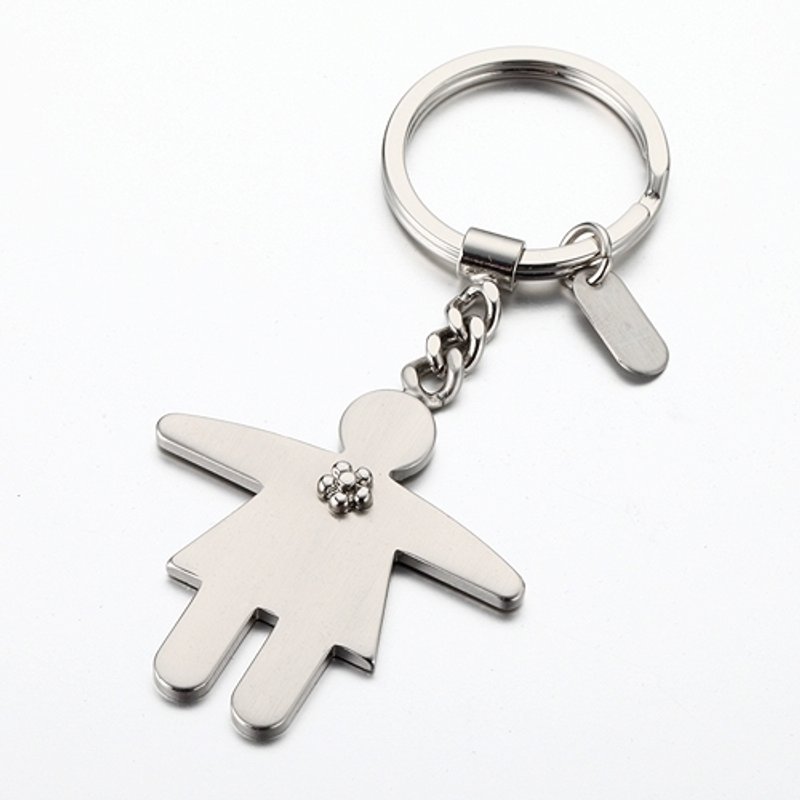 好朋友Girl钥匙圈 - 钥匙链/钥匙包 - 其他金属 