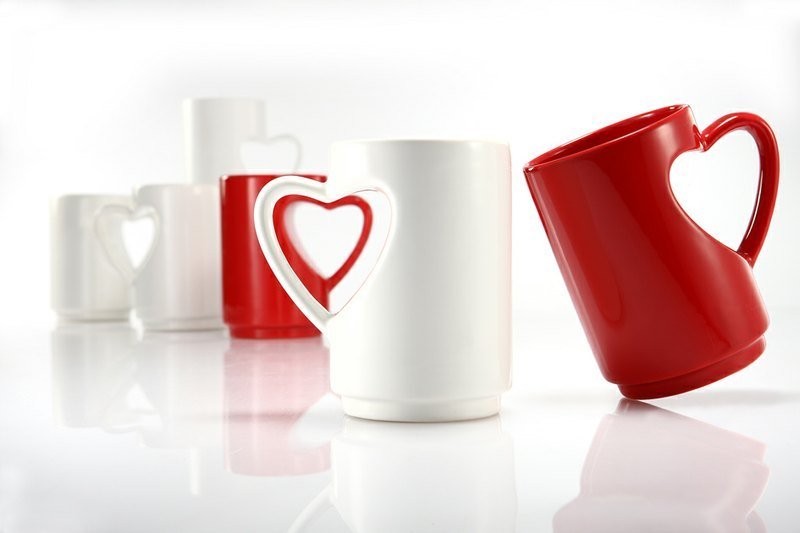 爱心杯 Love Cup (简单白) - 咖啡杯/马克杯 - 其他材质 白色