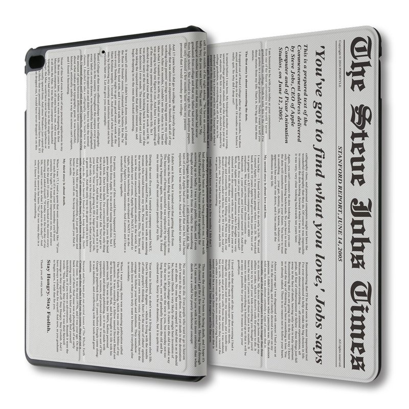 【出清优惠】iPad mini 翻盖皮套 Stay Hungry. Stay Foolish - 平板/电脑保护壳 - 人造皮革 白色