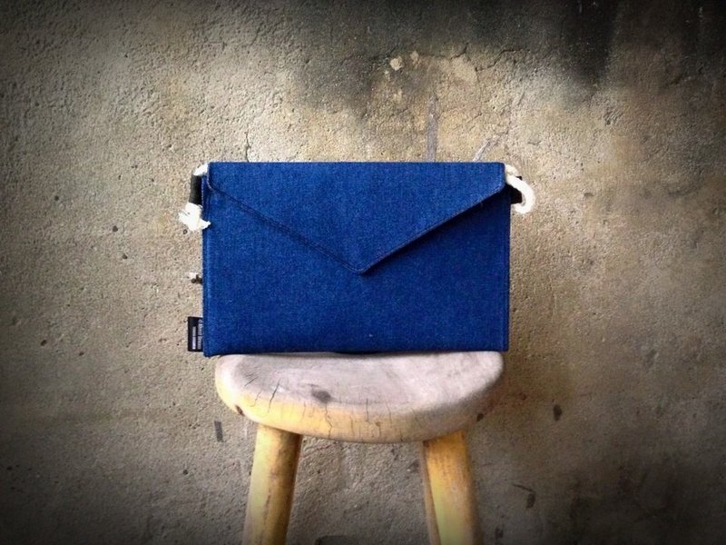 【手拿包/侧背包/信封包Dream Bag-质感单宁牛仔】 - 手拿包 - 其他材质 