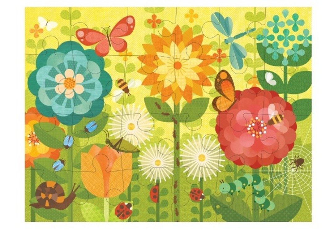 美国petitcollage地板拼图－花花世界 - 玩具/玩偶 - 纸 多色