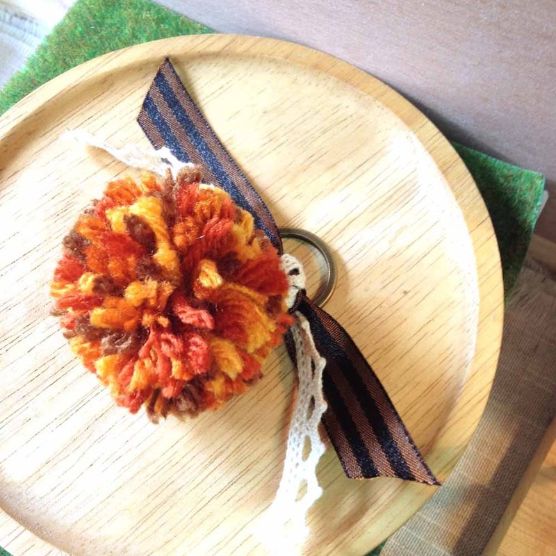 WaWu 加购商品 - 礼物小毛球 (缤纷褐) - 钥匙链/钥匙包 - 其他材质 咖啡色