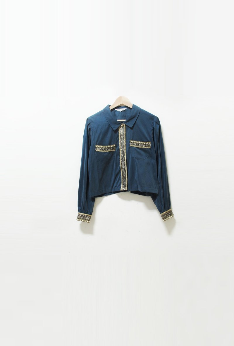 【Wahr】珠面短衬衫 - 女装上衣 - 其他材质 多色