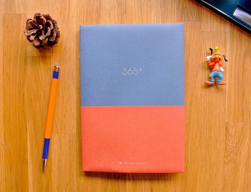 365好好记Ⅴ v.1 [牛皮/蓝红] ▲即将绝版▲ - 笔记本/手帐 - 纸 多色