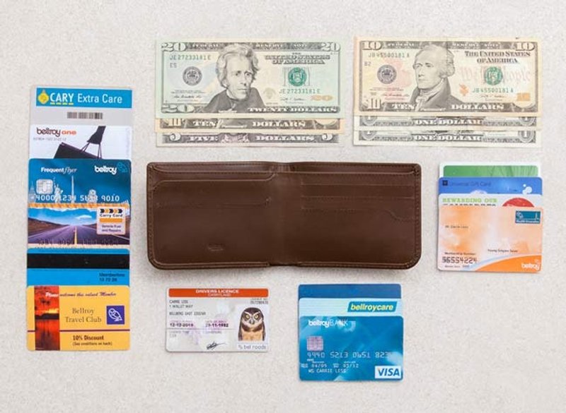 澳洲 Bellroy Hide & Seek wallet 经典横式真皮皮夹 (Cocoa 可可咖) By plain-me - 皮夹/钱包 - 其他材质 咖啡色