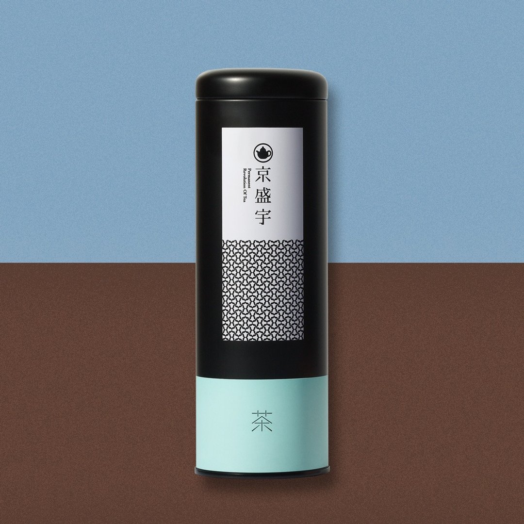京盛宇【茶叶】清香杉林溪乌龙100g-经典铁罐 - 茶 - 新鲜食材 蓝色