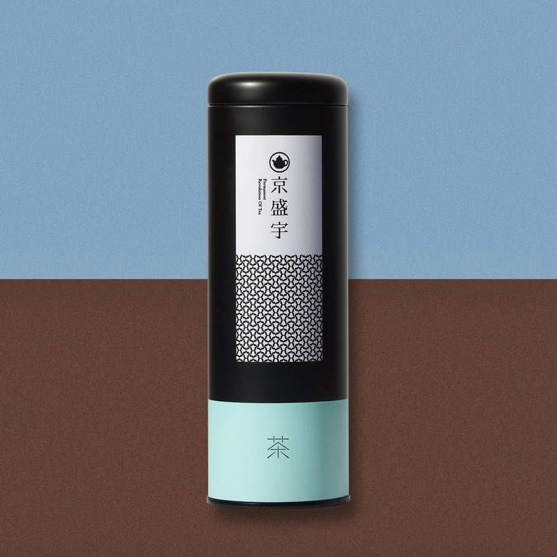 京盛宇【茶叶】清香杉林溪乌龙100g-经典铁罐 - 茶 - 新鲜食材 蓝色