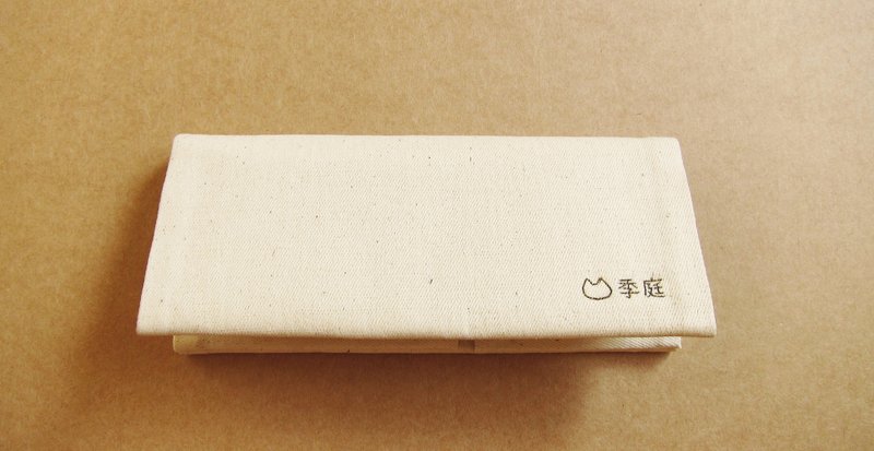 “毕业礼物预售中”素色长夹(极简版) (可免费电烧英文字喔！) - 皮夹/钱包 - 其他材质 金色