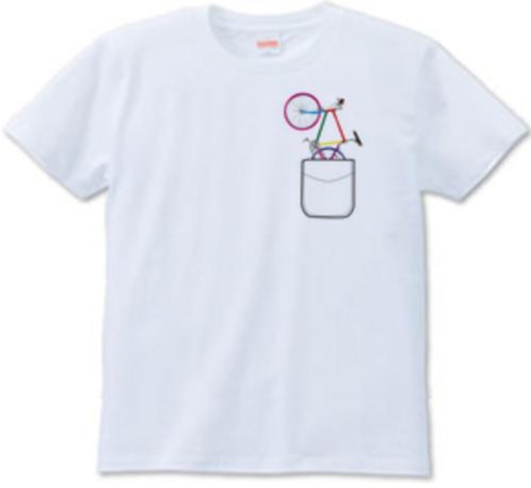 pocket bike (T-shirt 6.2oz) - 男装上衣/T 恤 - 其他材质 