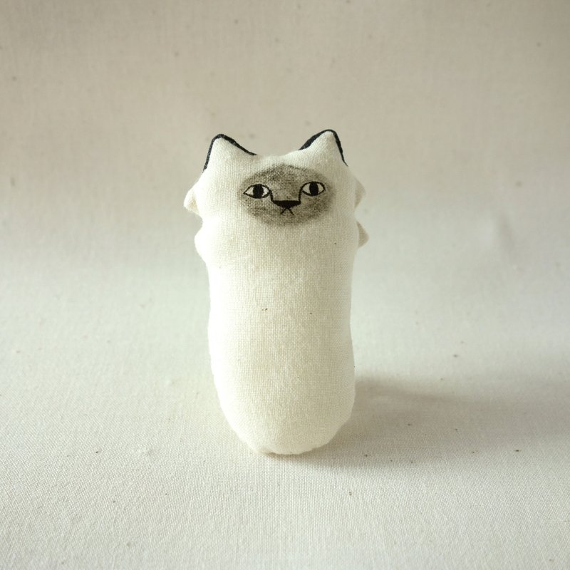 猫的胸针 - 胸针 - 其他材质 白色