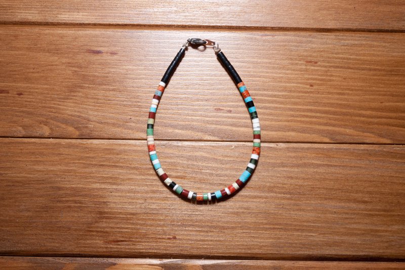 美国Santo Domingo 手工管状串珠手链，民族风，印地安风格(((((特价中))))) - 手链/手环 - 其他材质 多色