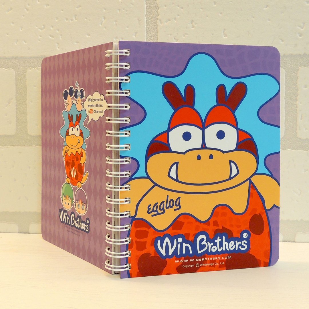 二允兄弟蛋仔龙笔记本winbrothers notebook（egglog） - 笔记本/手帐 - 纸 红色