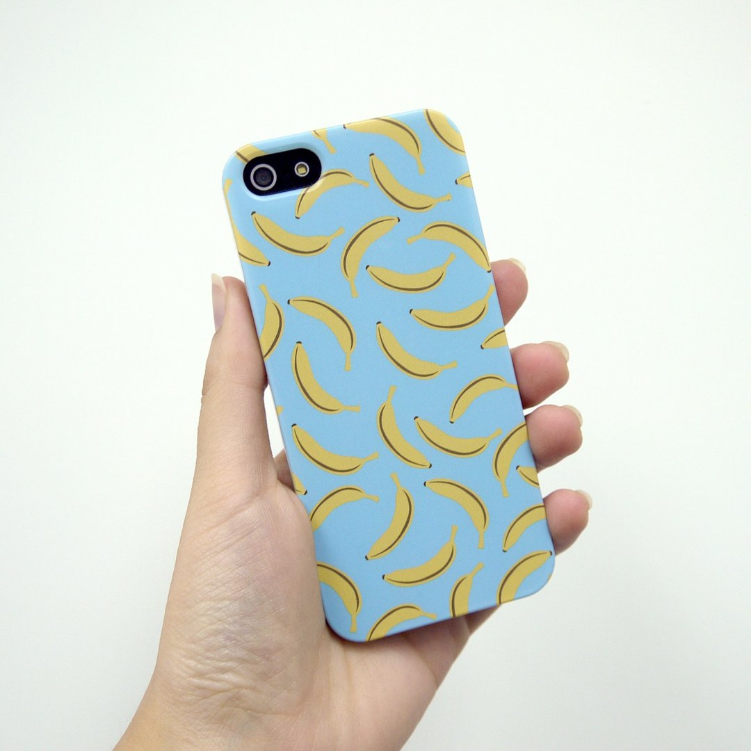 香港原创设计 可爱香蕉图案 iPhone 5/5S, iPhone 4/4S, Samsung Galaxy Note 手机壳 - 手机壳/手机套 - 塑料 