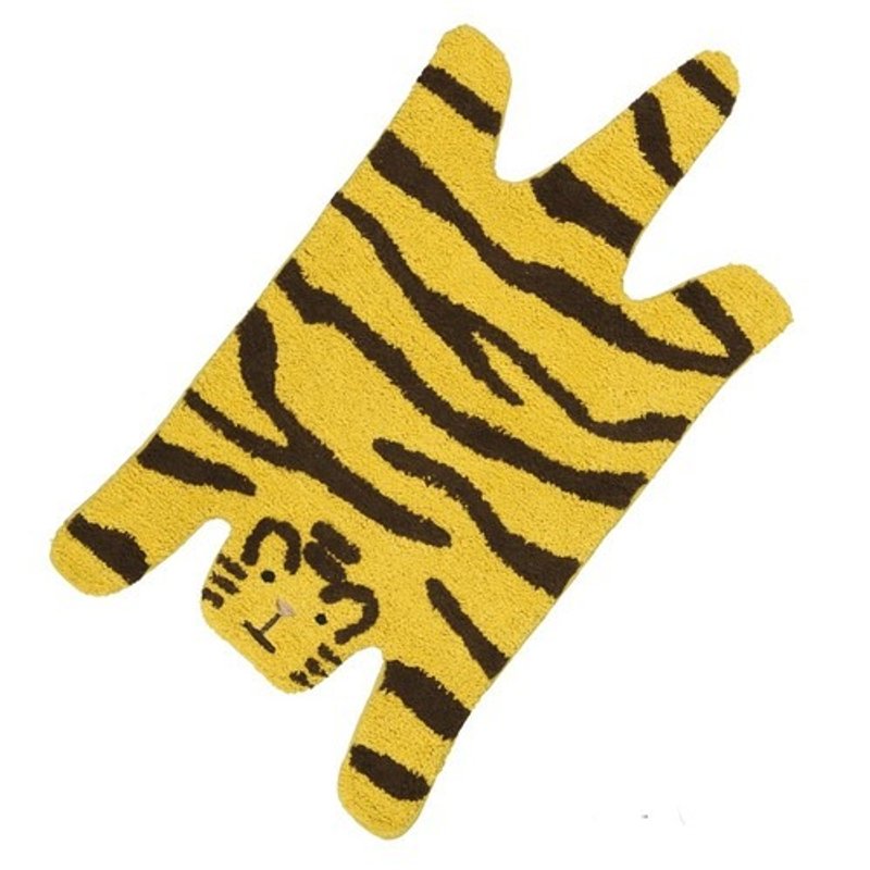 Safari 老虎全身花纹造型地垫 - 摆饰 - 棉．麻 黄色