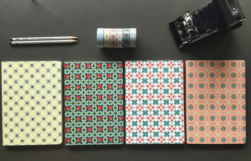 {柿柿好福气} 限量万用手帐 【卷毛力卡QUEMOLICAX集日美工】 - 笔记本/手帐 - 纸 蓝色