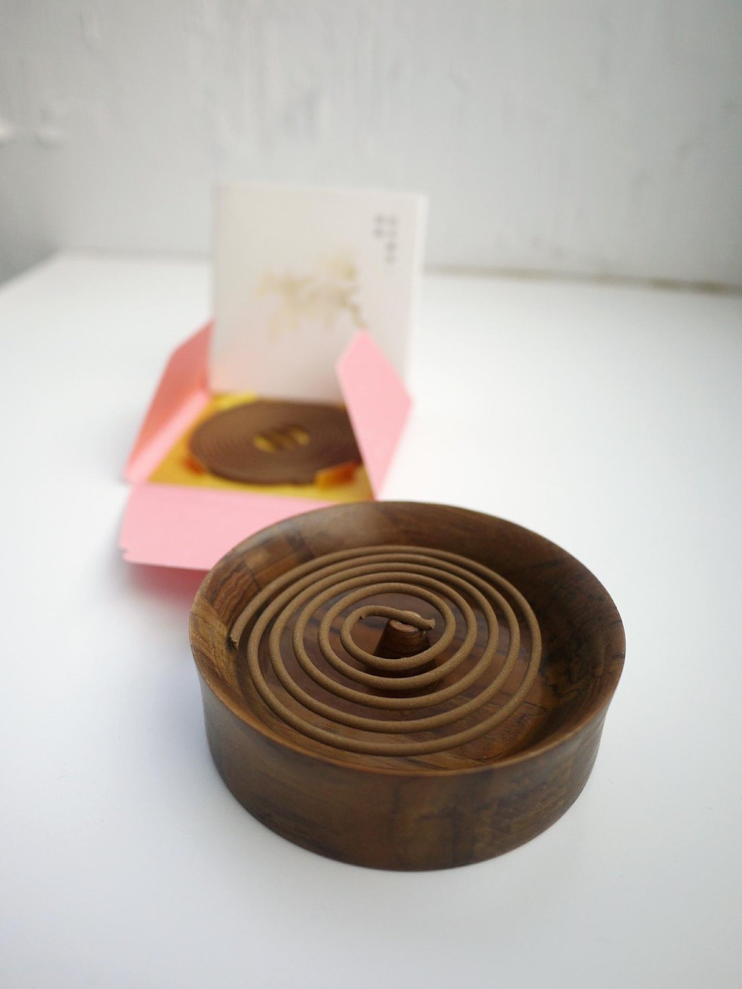 佑舍凝香 / 拼接柚木两用香盘(卧香 盘香两用) - 浅碟/小碟子 - 其他材质 咖啡色