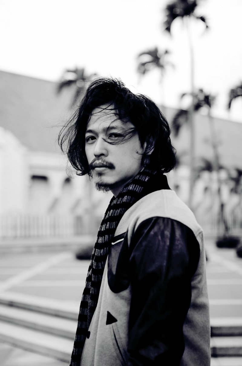 Machismo-喀什米尔拼接棒球外套 - 女装休闲/机能外套 - 棉．麻 蓝色