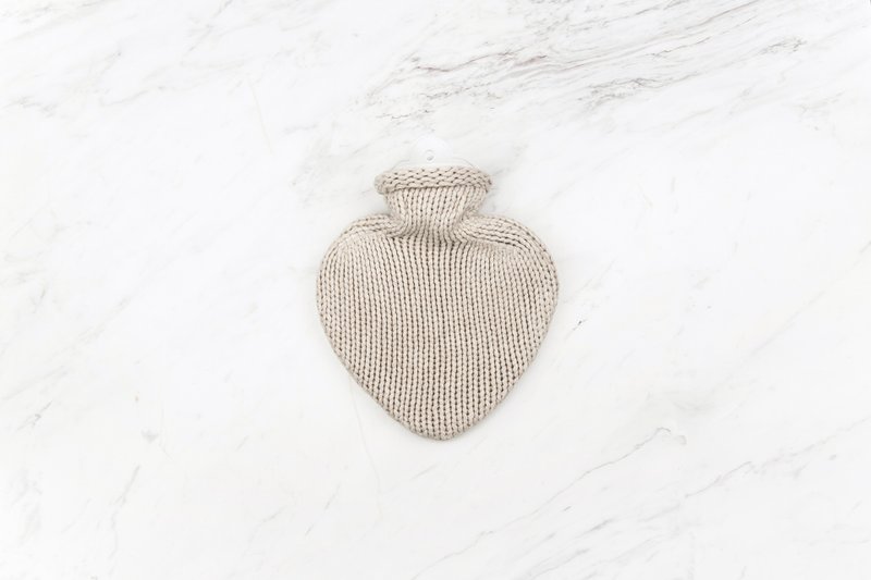 KATRIN LEUZE 喀什米尔 冷热水袋 - 心形 - 其他 - 其他材质 卡其色