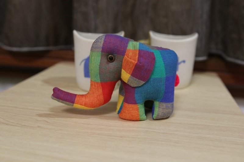 布制手作大象(小) - 摆饰 - 其他材质 
