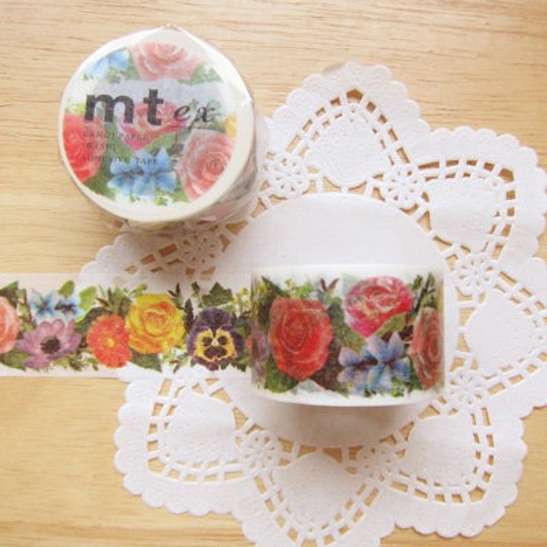 mt 和纸胶带 mt ex【花园(MTEX1P29)】生产完了品 - 纸胶带 - 纸 多色