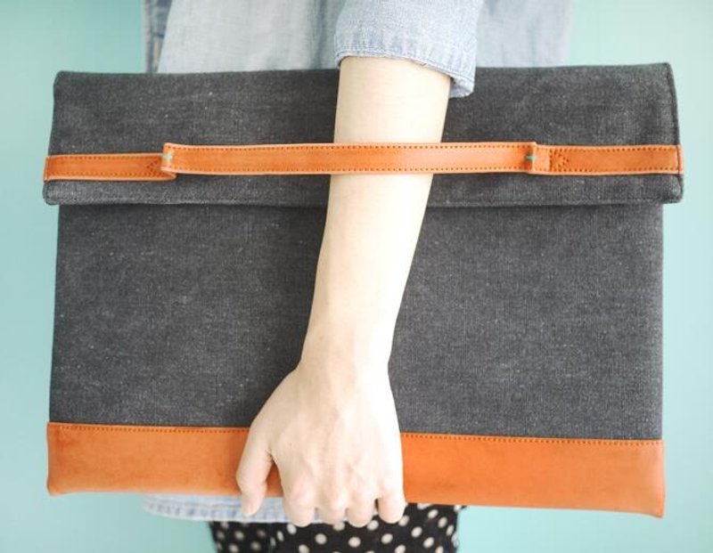 YIZISTORE 手腕系列电脑包  电脑包-橙色 - 电脑包 - 其他材质 