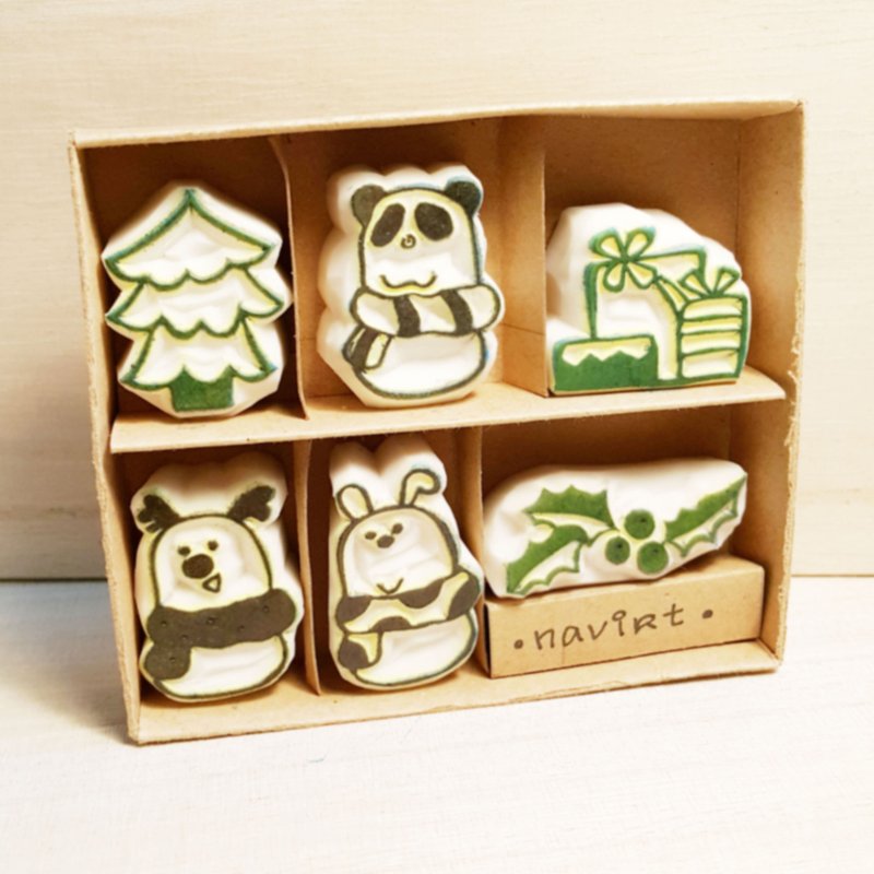 **圣诞印章**组合A - 其他 - 橡胶 