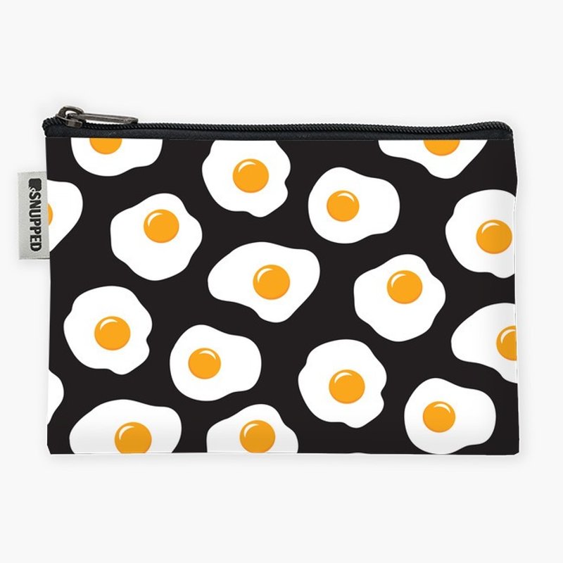 Snupped Zipper - 防水收纳包 - Sunny Side Up (Jet Black) - 化妆包/杂物包 - 防水材质 
