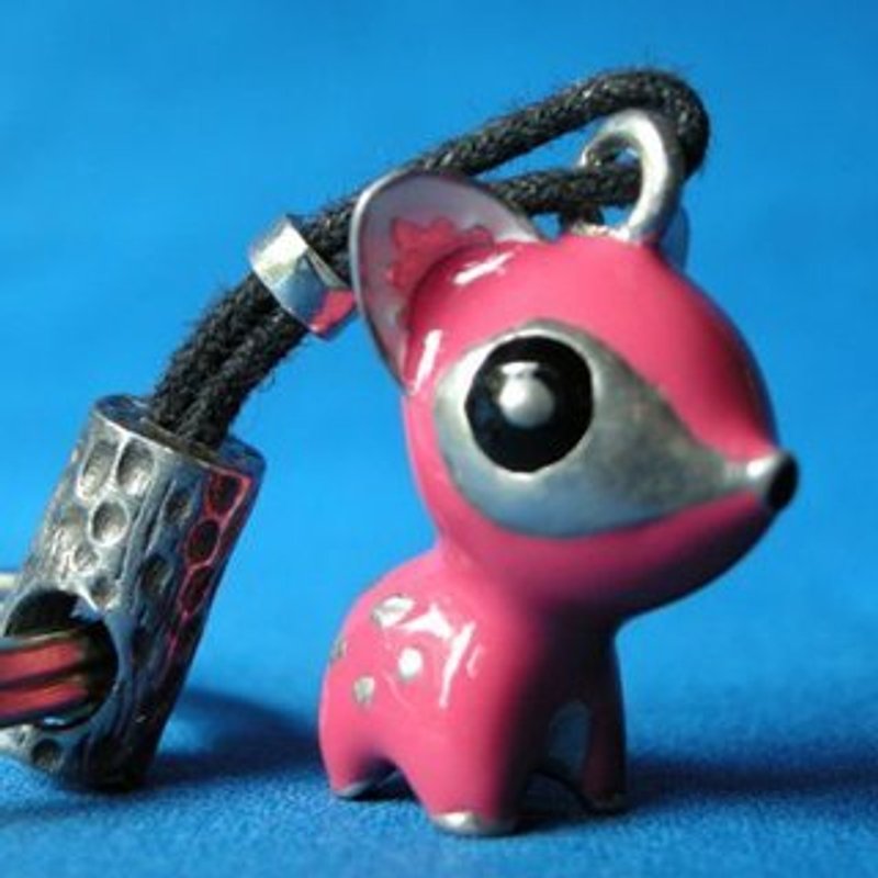 《Dear Deer》亲爱的小鹿 桃红。钥匙圈 - 其他 - 其他金属 