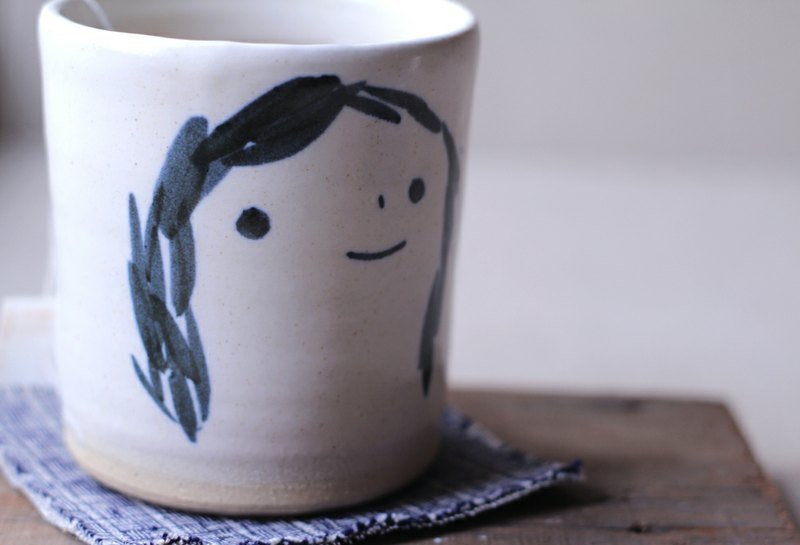 侧写☌ 马克杯 - 咖啡杯/马克杯 - 其他材质 白色