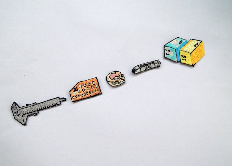 [限量一组] 工设新生必用工具与耗材组(5入) 布章 - 其他 - 绣线 多色