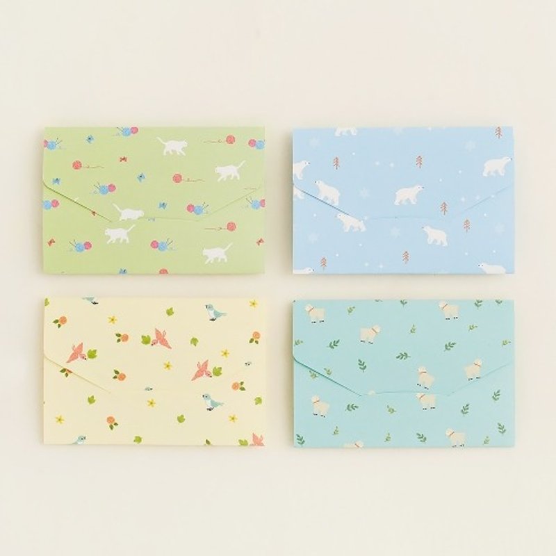 ARDIUM 动物折叠万用卡 - 卡片/明信片 - 纸 绿色