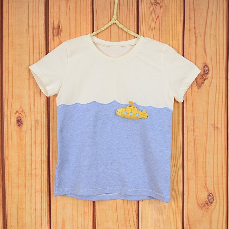 我的夏日轻旅行有机棉创意T-潜水趣 - 其他 - 棉．麻 蓝色