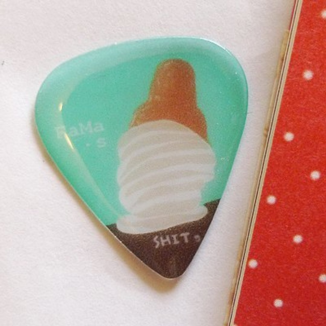FaMa·s Pick吉他弹片-残念雪糕 - 手链/手环 - 塑料 蓝色