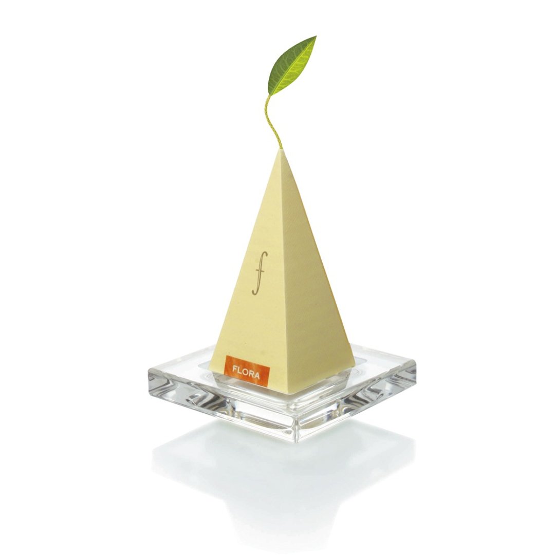 Tea Forte 2入玻璃方型茶托 GLASS TEA TRAY - 茶具/茶杯 - 玻璃 灰色