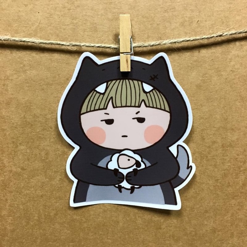 栗子妹系列中型防水贴纸 SM0018 - 贴纸 - 防水材质 多色