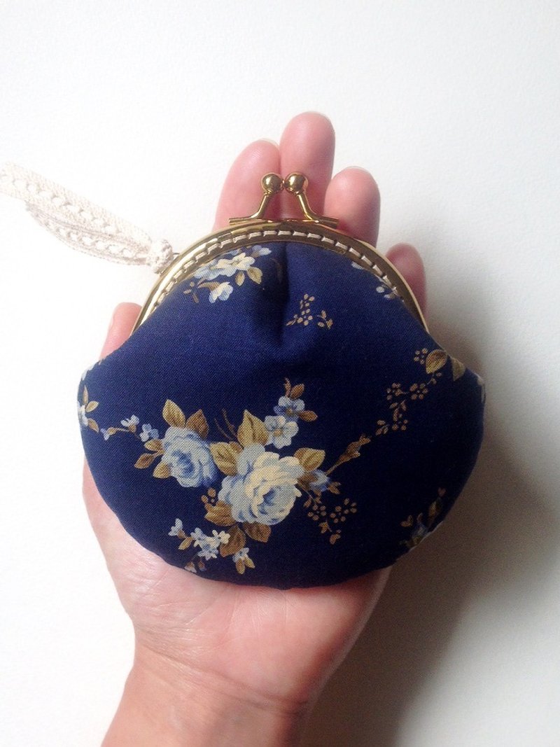 hm2。深蓝花园。贝壳 口金包 - 零钱包 - 其他材质 蓝色