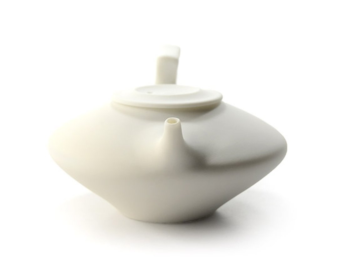 暮暮 白磁茶壶 - 茶具/茶杯 - 其他材质 白色