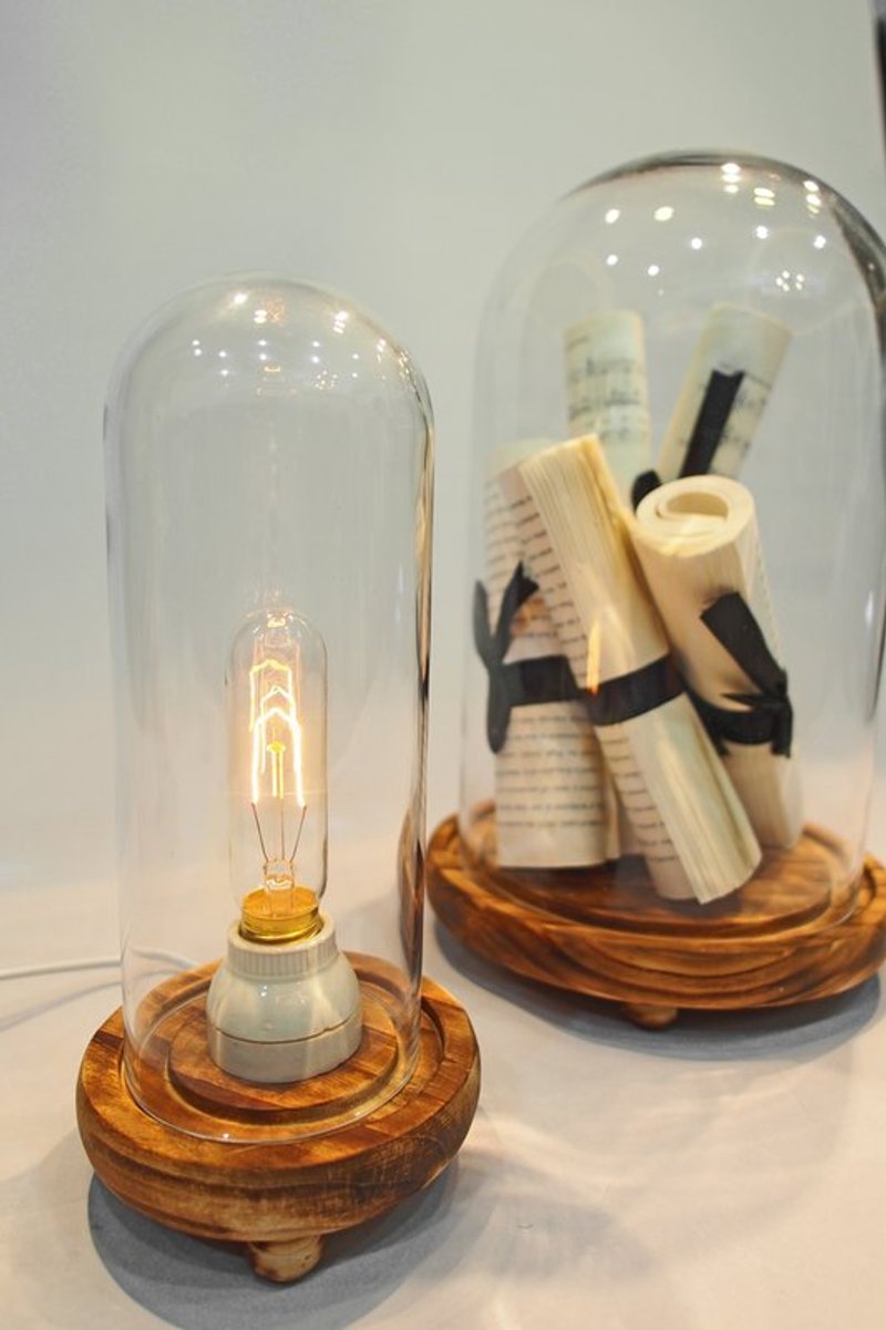 最后一组 , 售完不再 --- 精品家饰- 复古木制质感氛围灯 / 订购加赠Hinoki护木油 ( 3ml罐装 , 可用3-4次 ) - 灯具/灯饰 - 木头 卡其色