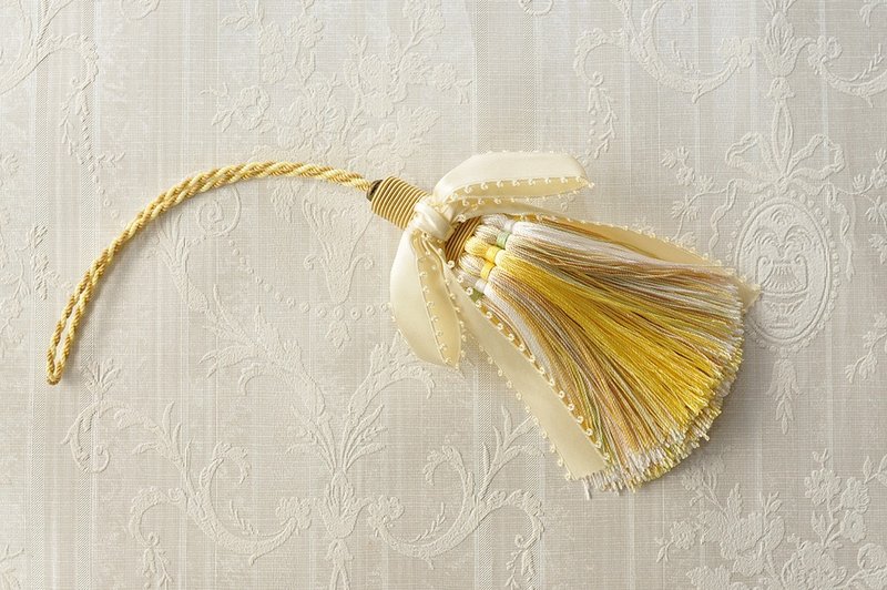 Key Tassel "yellow bouquet" - 墙贴/壁贴 - 其他材质 黄色