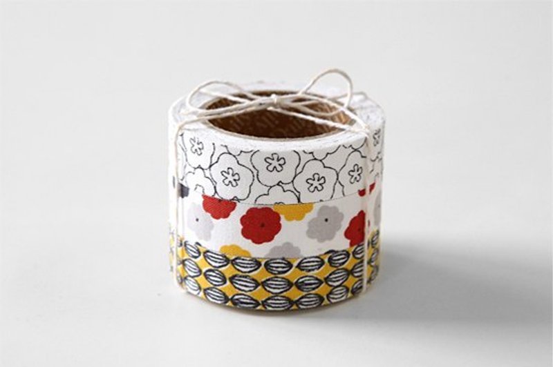 Dailylike fabric tape 北欧风布胶带(三入) 45-blossom,E2D54210 - 纸胶带 - 其他材质 多色