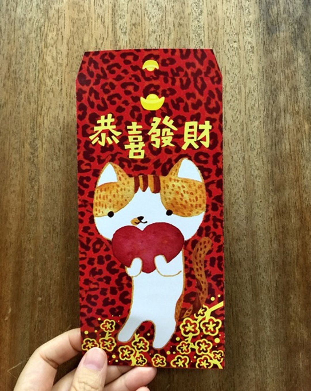 猫咪红包袋 - 红包/春联 - 纸 红色