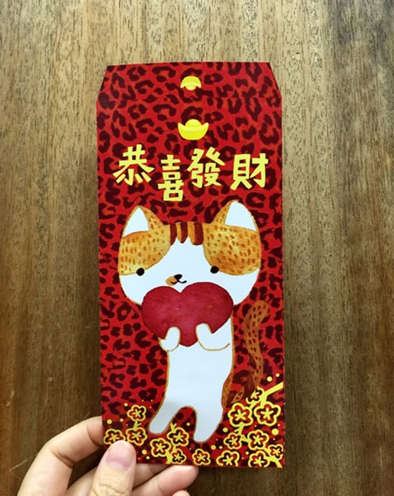 猫咪红包袋 - 红包/春联 - 纸 红色