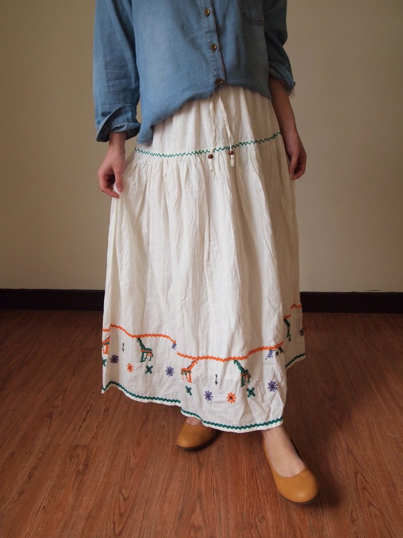 purin select shop （Japaindia）马戏团童话世界垂坠裙 - 裙子 - 棉．麻 多色