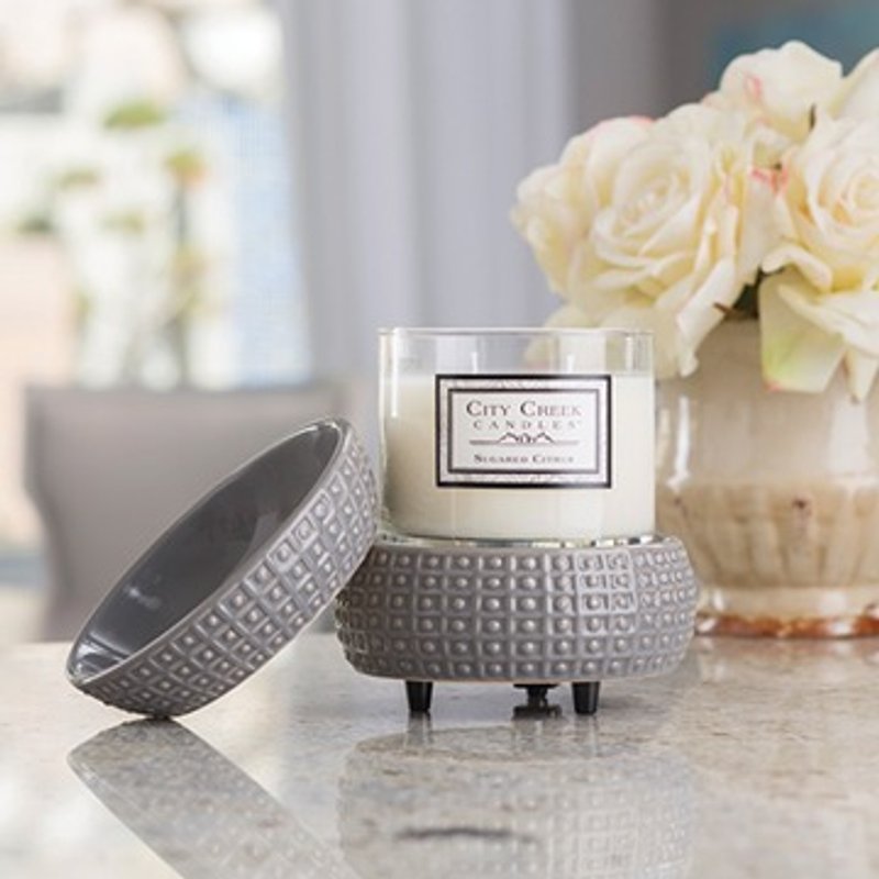 两用香氛暖台－禅风 - 蜡烛/烛台 - 其他材质 灰色