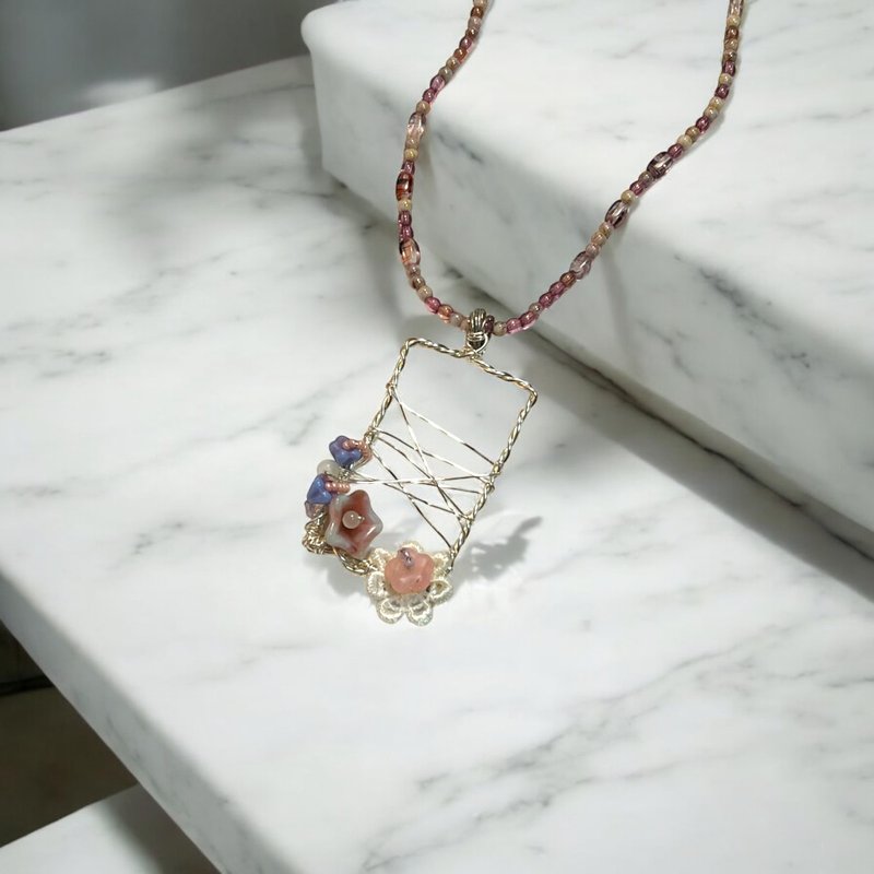 窗边花语 - 项链 - 其他材质 紫色